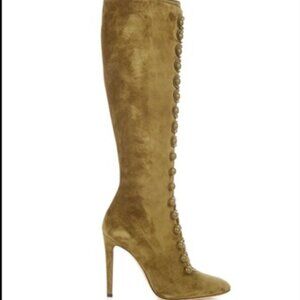 Gianvito Rossi Imperia Suede Knee-High Boots 38.5